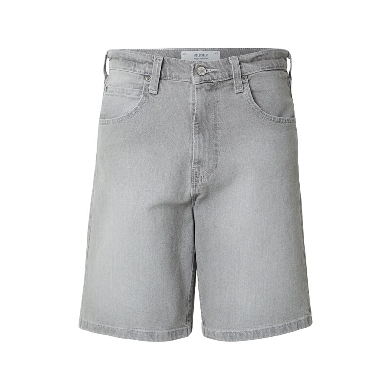 HOLLISTER Džíny světle šedá