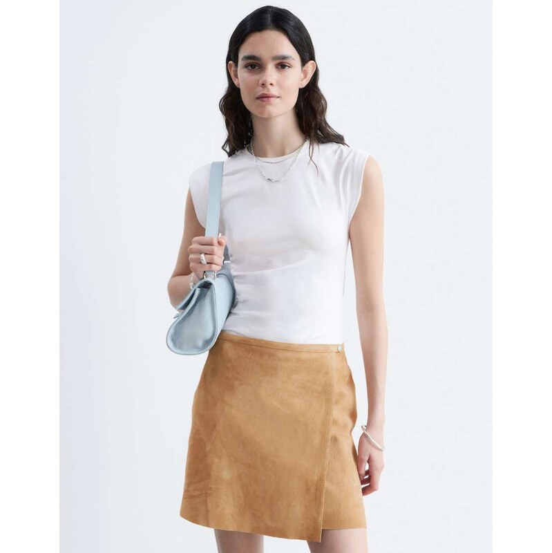 & Other Stories fitted sleeveless top in white