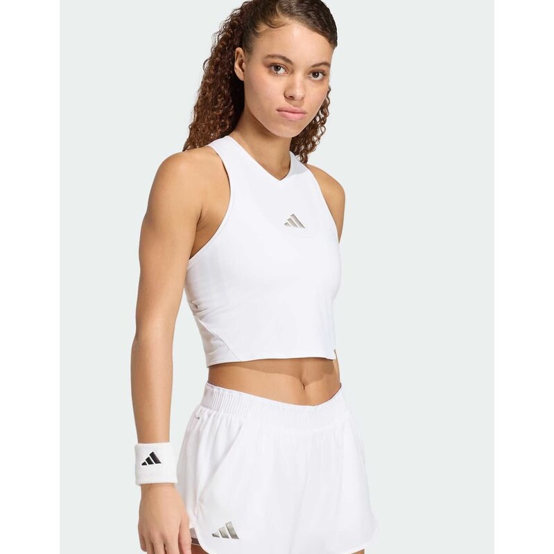 adidas performance Tennis climacool midi y-tank pro in white