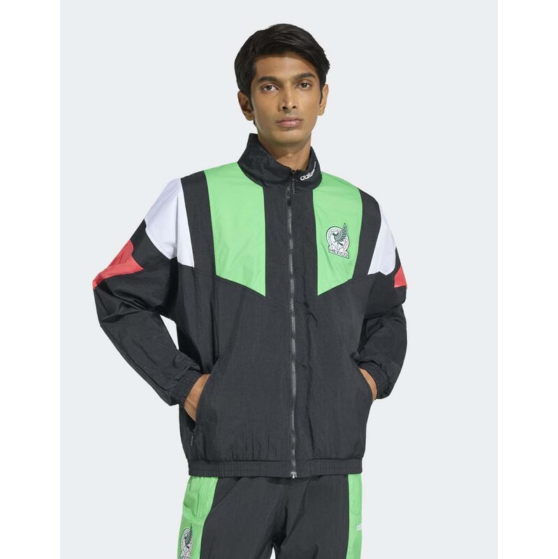 adidas performance Mexico eqt track top in black