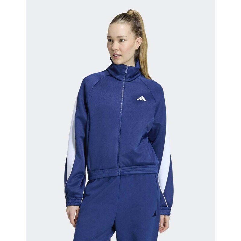adidas performance Stadium tracktop in dark blue