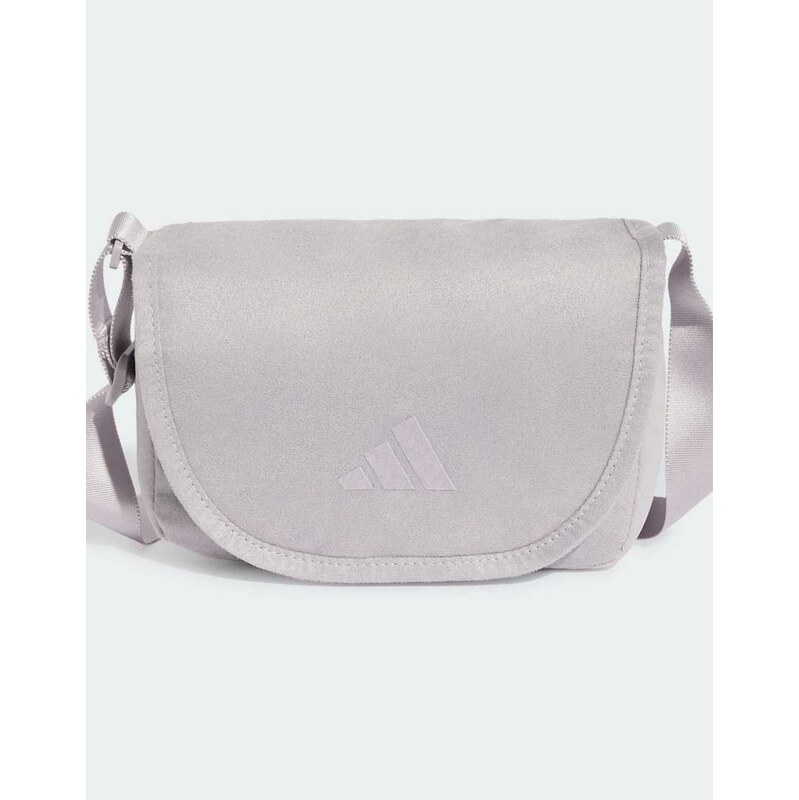 adidas performance Soft lux cross body bag in glory grey