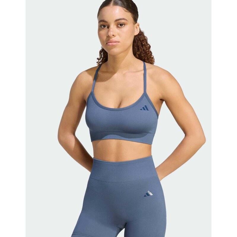adidas performance Workout essentials light-support knit bra in
