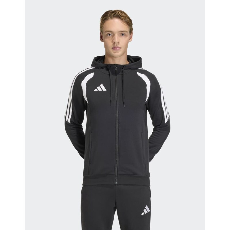 adidas performance Tiro26 league sweat full zip hoodie in black