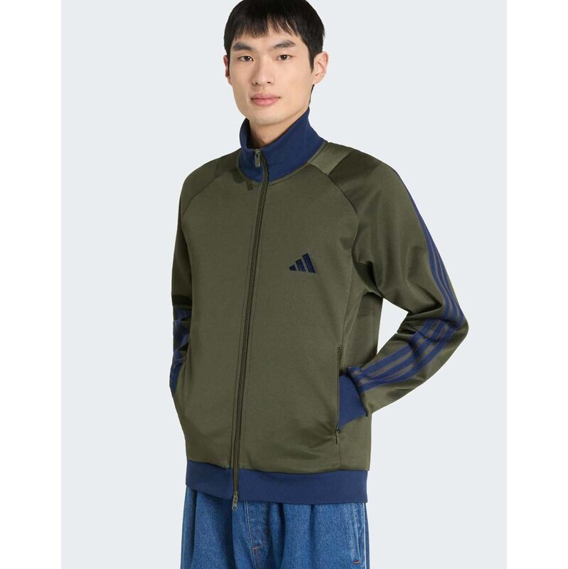 adidas performance Stadium regular fit pique tracktop in night