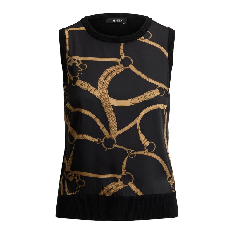 Lauren Ralph Lauren Svetr mokka / černá