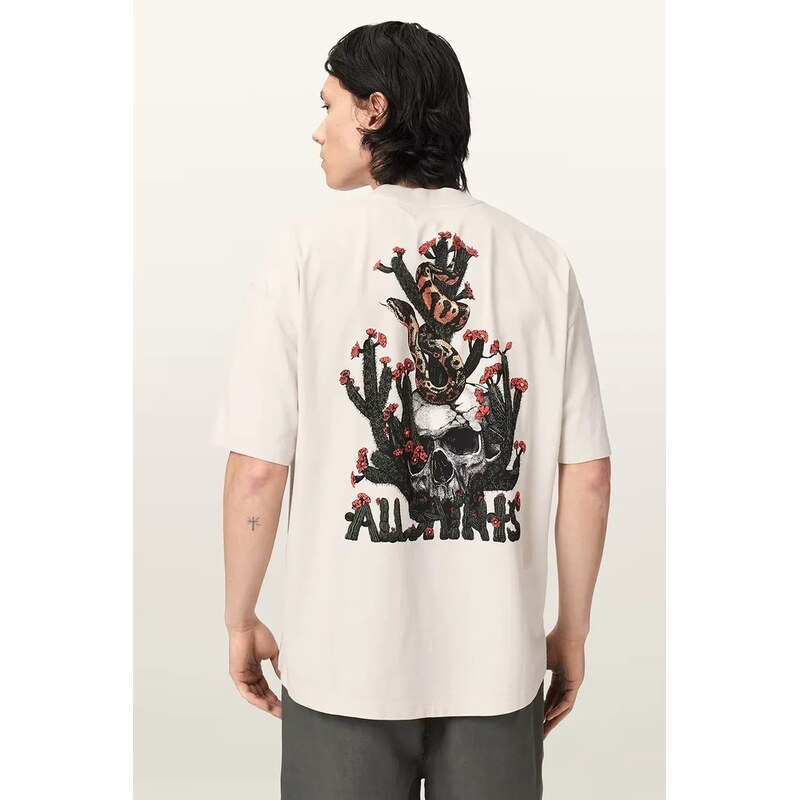 AllSaints oversize tričko pánské bavlněné CACTI