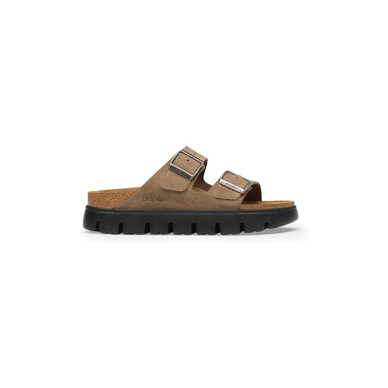 Birkenstock pantofle dámské semišové Arizona Chunky Suede