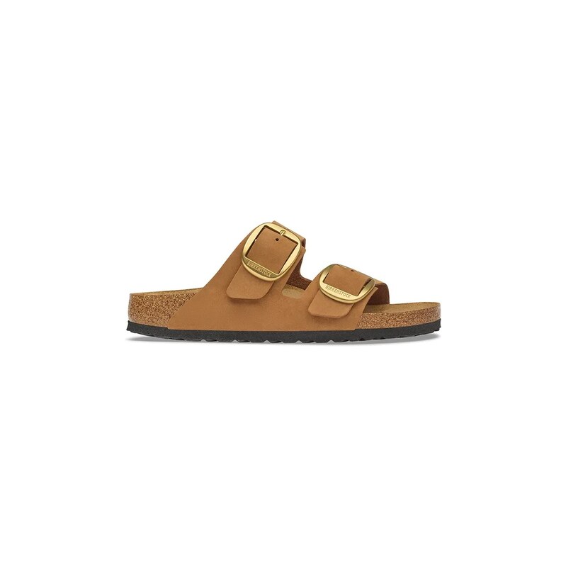 Birkenstock pantofle dámské nubukové Arizona Big Buckle Nubuck