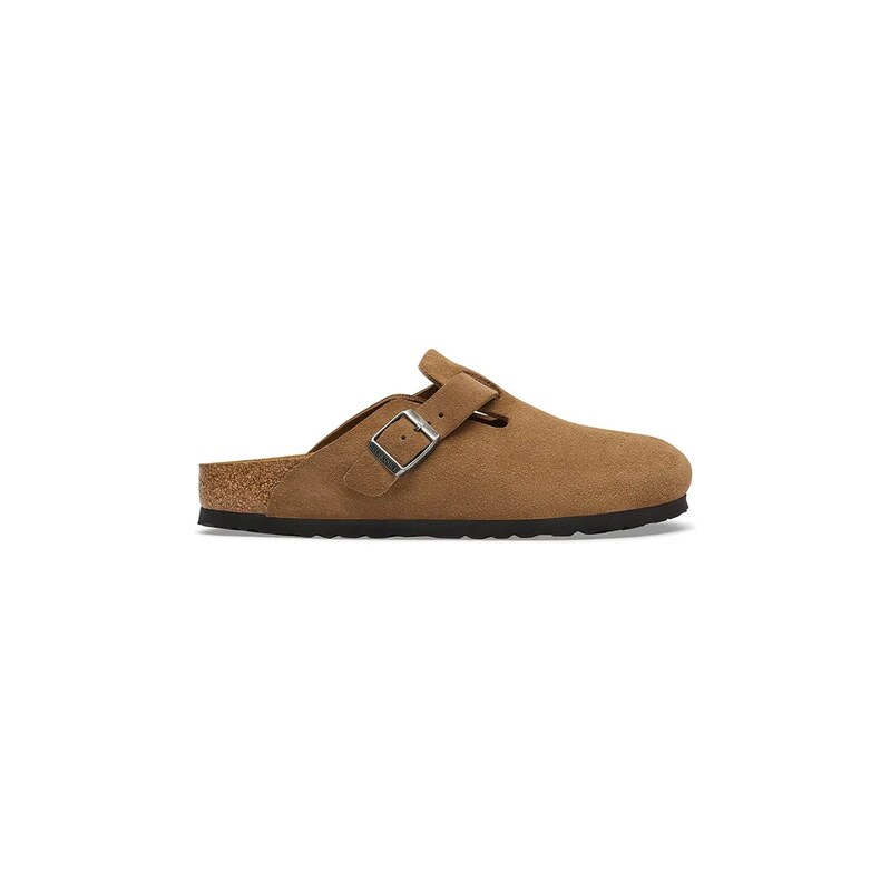 Birkenstock pantofle nazouváky semišové Boston Suede Leather