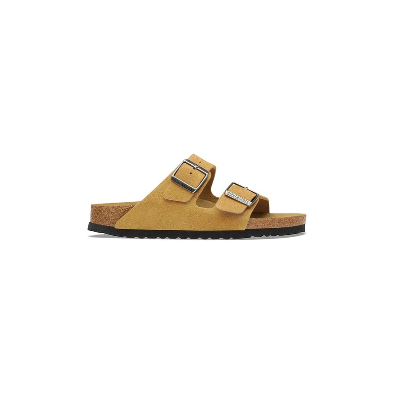 Birkenstock pantofle semišové Arizona Soft Footbed Suede Leather