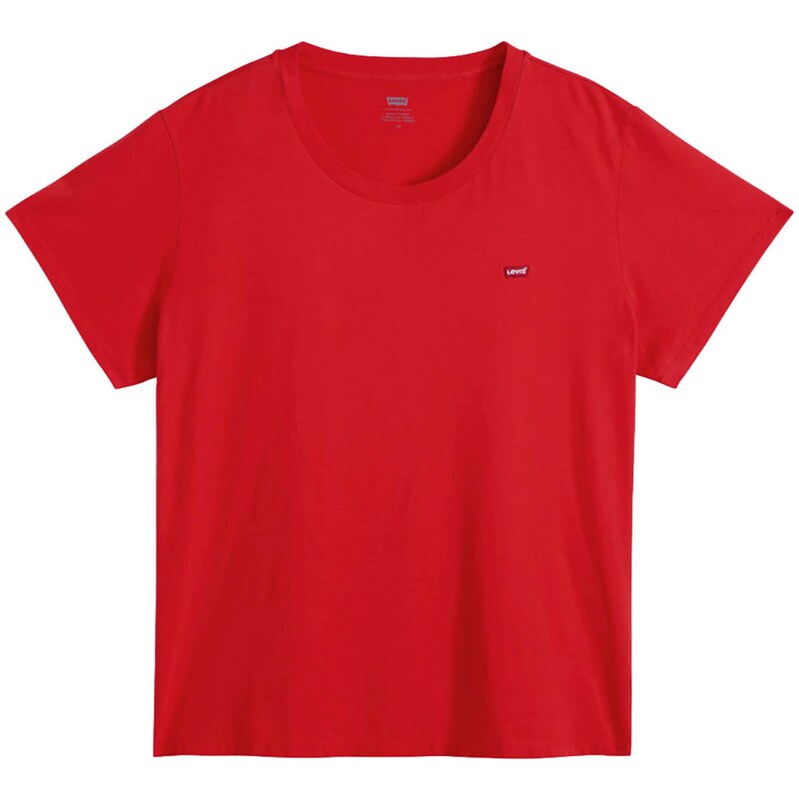 Levis Plus Tričko The Perfect jasně červená