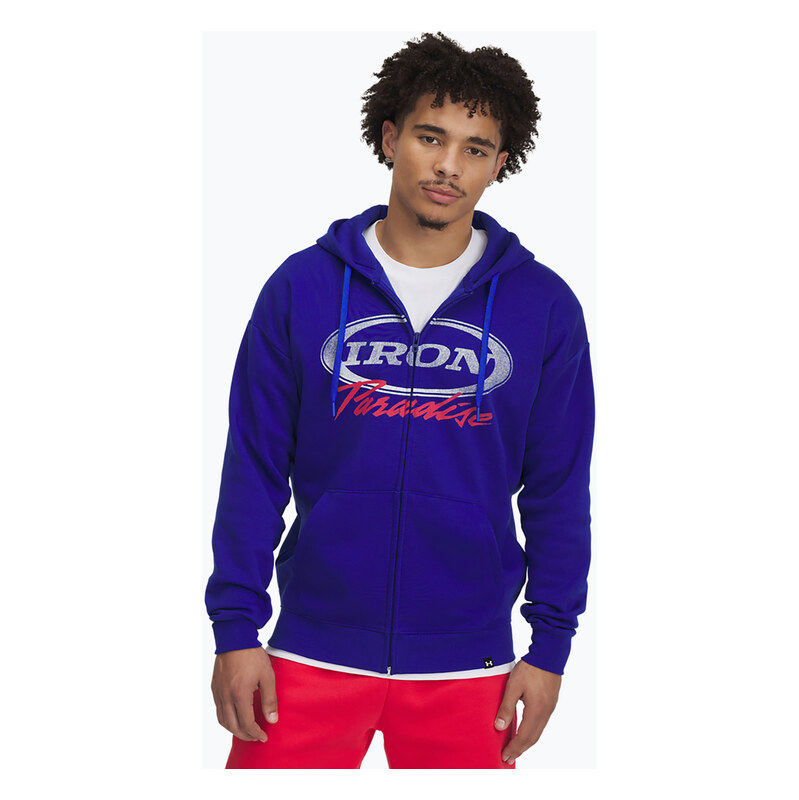 Pánská mikina Under Armour Project Rock Icon Fleece FZ royal
