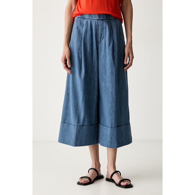 United Colors of Benetton kalhoty culottes dámské s bavlnou