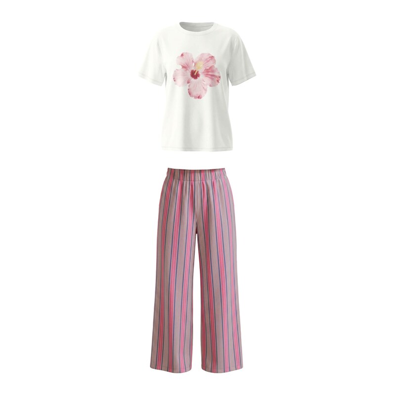 Imily Bela Domácí oblečení modrá / žlutá / pink / bílá