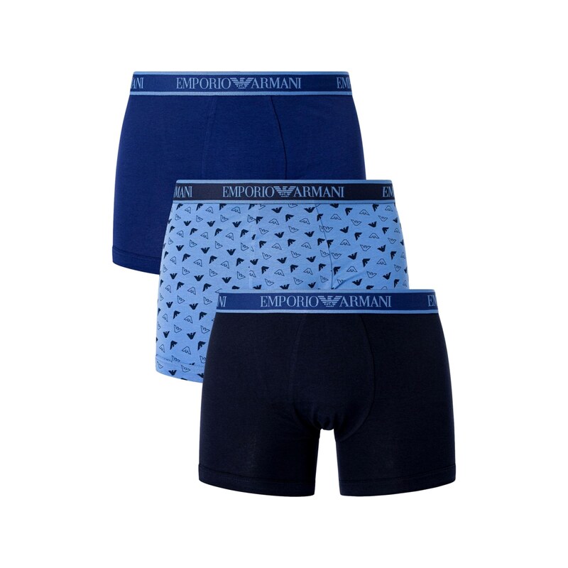 Emporio Armani Boxerky modrá / světlemodrá / tmavě modrá