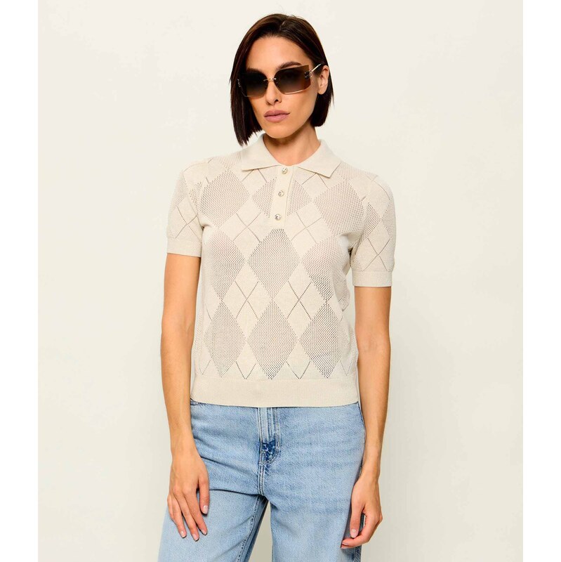 GUESS Polokošile Melody | regular fit | s příměsí vlny
