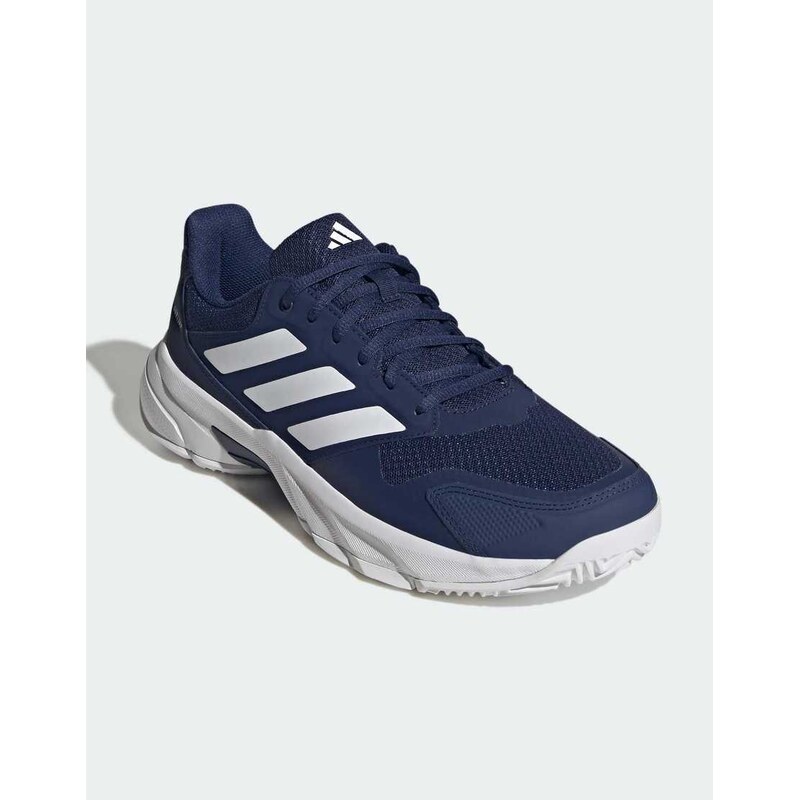 adidas performance Courtjam control 3 tennis shoes in dark blue