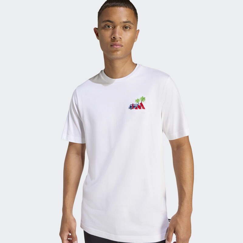 adidas Performance adidas M MINI SURF T WHITE