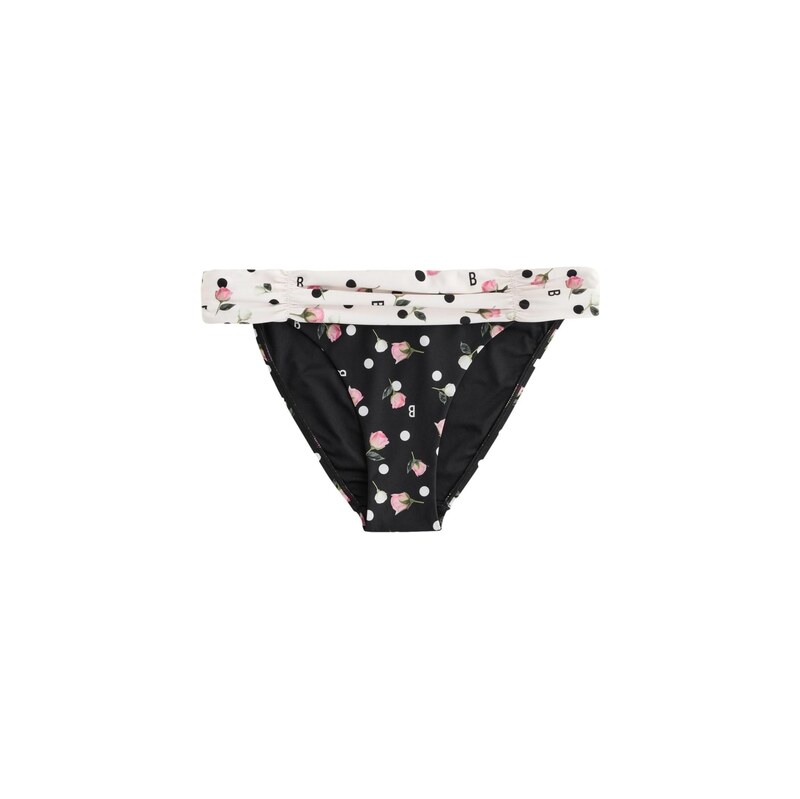B by Ted Baker Spodní díl plavek krémová / tmavě zelená /