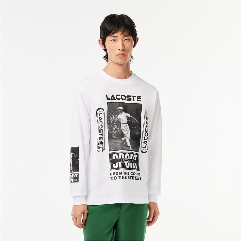Tričko Lacoste White 4115417