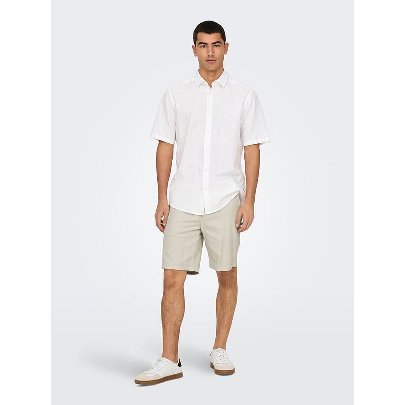 Kraťasy ONLY & SONS Beige 409080