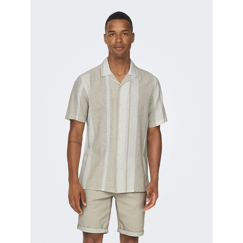 Košile ONLY & SONS Beige 1781534