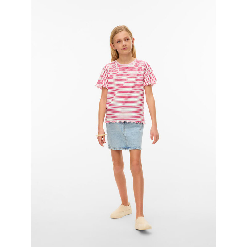 Tričko Vero Moda Girl Rosa 4850781