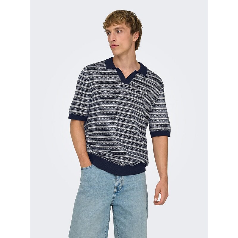 Svetr ONLY & SONS Dunkelblau 7647680