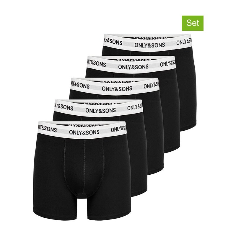 Boxerky ONLY & SONS Schwarz 1429156