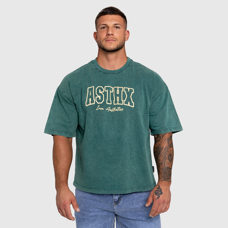 Pánské tričko Iron Aesthetics ASTHX, washed green
