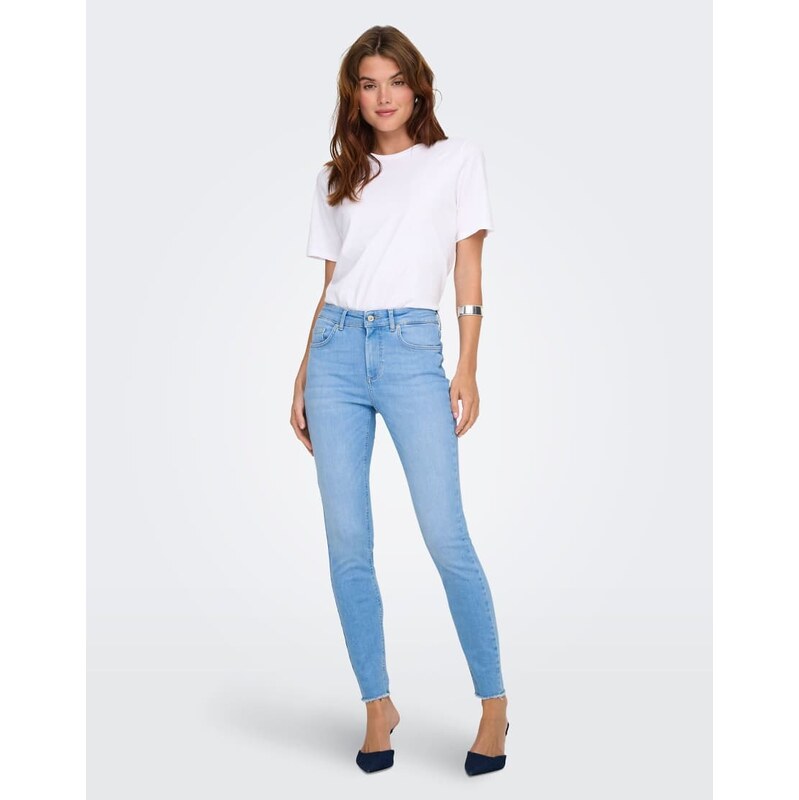 ONLY Skinny fit jeans in light blue denim