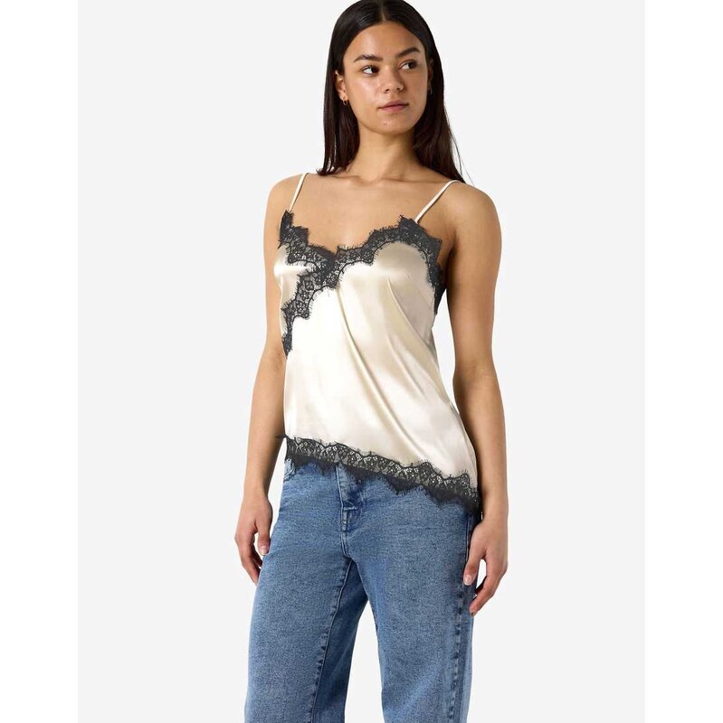 Noisy May Camisole in birch-Neutral