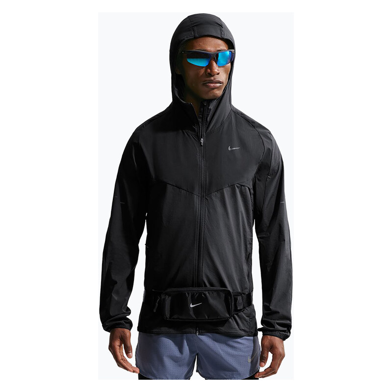 Pánská běžecká bunda Nike Stride Dri-Fit black/off noir/black