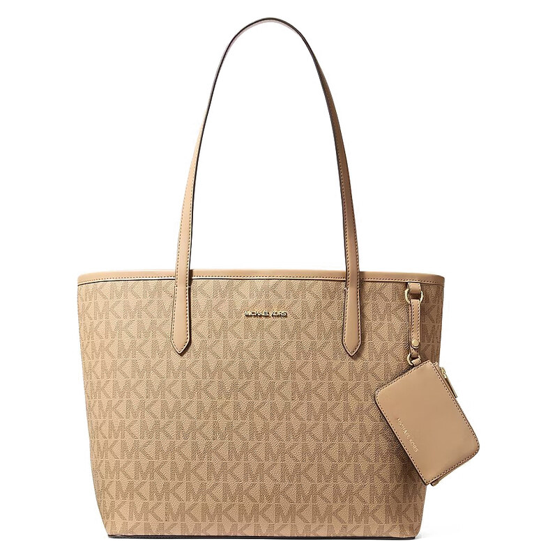 Michael Kors jet set large kabelka s pouzdrem logo hnědá camel