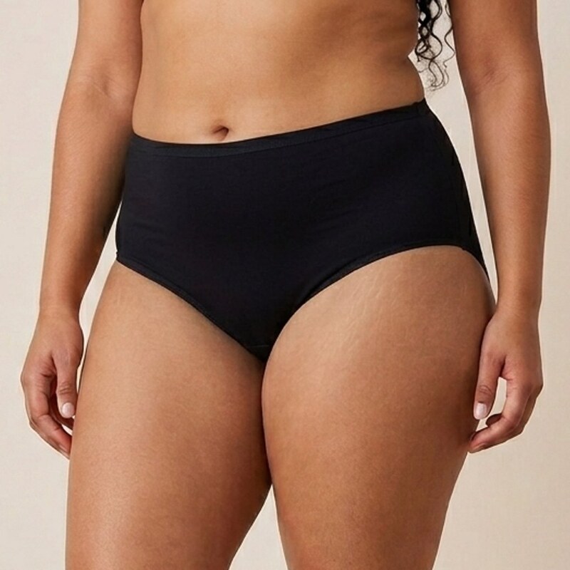 Dámské spodní kalhotky Plus size Hana 38283 černé, vel. 4XL