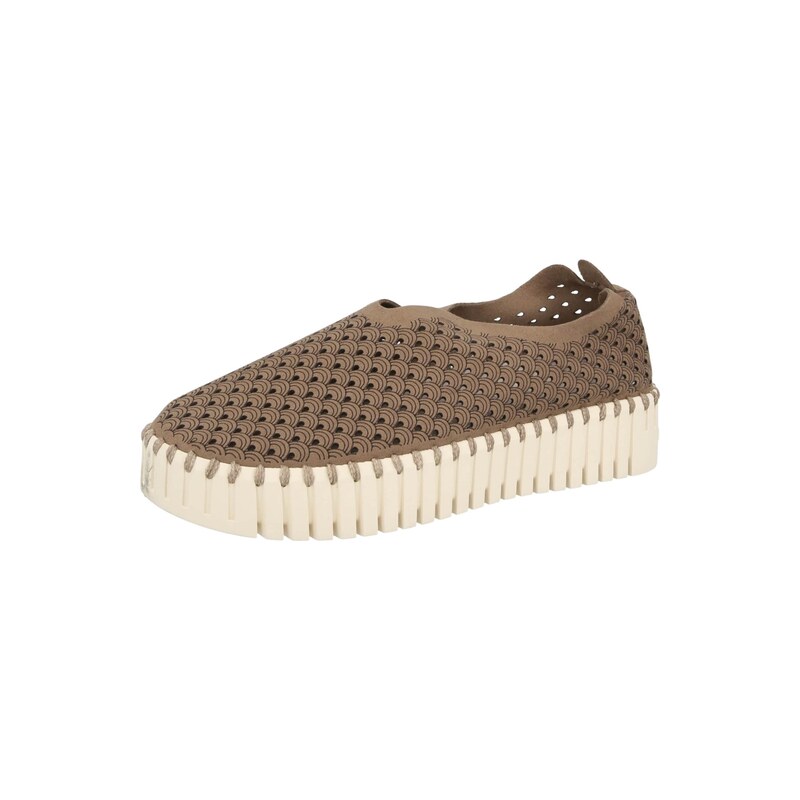ILSE JACOBSEN Slip on boty Tulip hnědá / černá