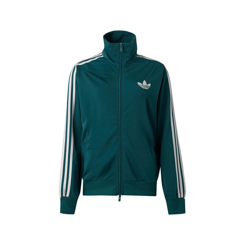 ADIDAS ORIGINALS Mikina FB tmavě zelená / offwhite