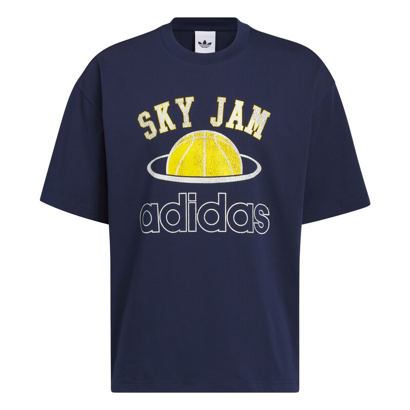 ADIDAS ORIGINALS Tričko Skyjam námořnická modř / žlutá / bílá
