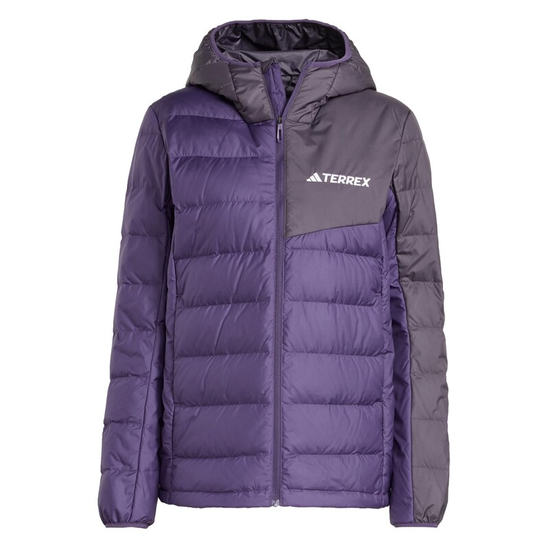 ADIDAS TERREX Outdoorová bunda Multi lilek / ostružinová / bílá