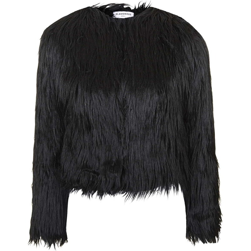 Topshop **Faux Fur Coat by Glamorous