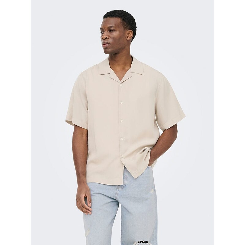 Košile ONLY & SONS Beige 5733172