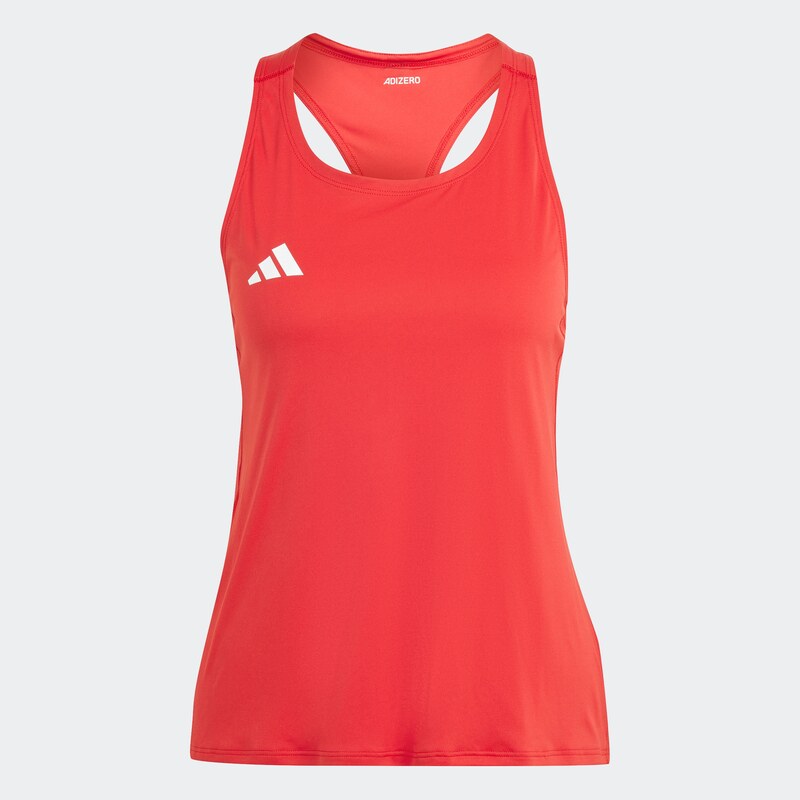 ADIDAS PERFORMANCE Sportovní top Adizero Essentials červená /