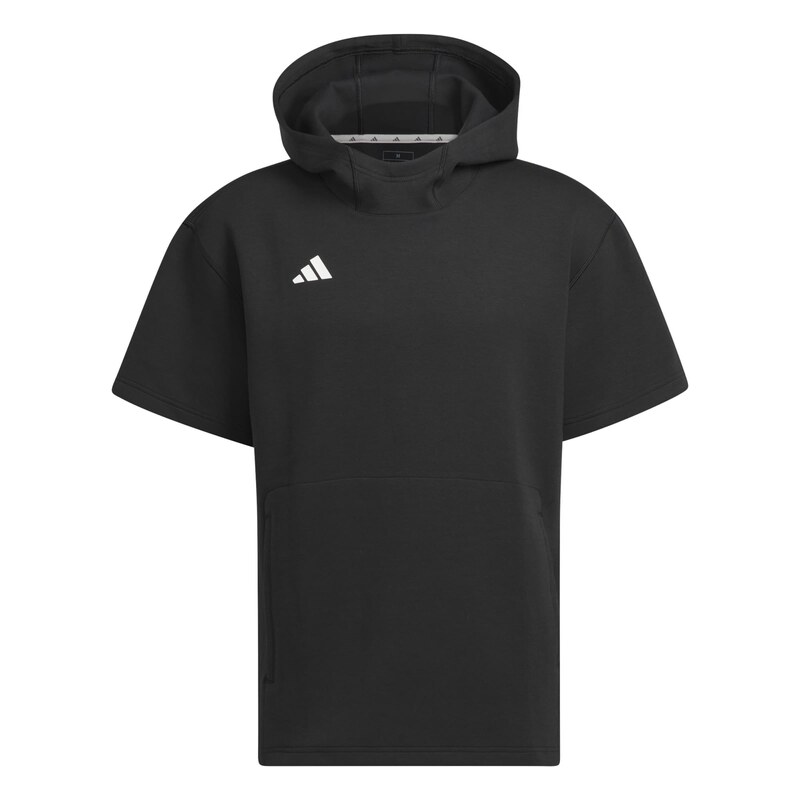 ADIDAS PERFORMANCE Sportovní mikina Dugout černá / bílá
