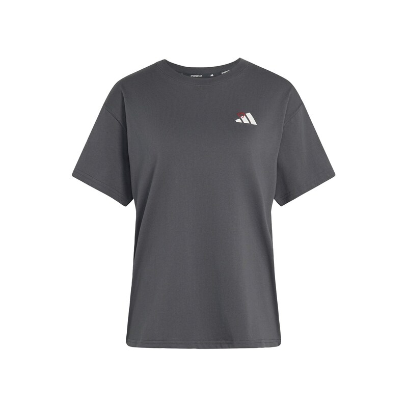 ADIDAS SPORTSWEAR Funkční tričko kámen / bílá