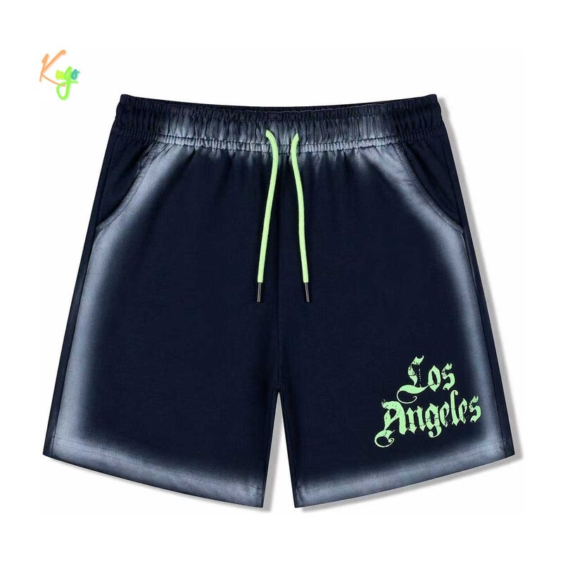 Trendy chlapecké kraťasy Kugo ZS8829 černé, vel. 134
