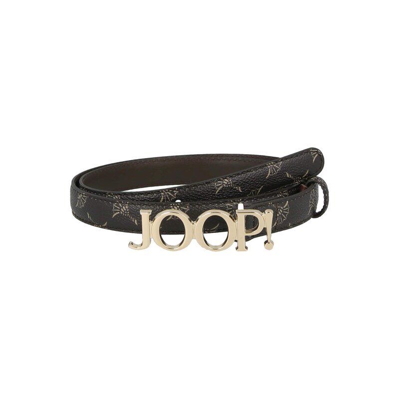 JOOP! Opasek tmavě hnědá / zlatá