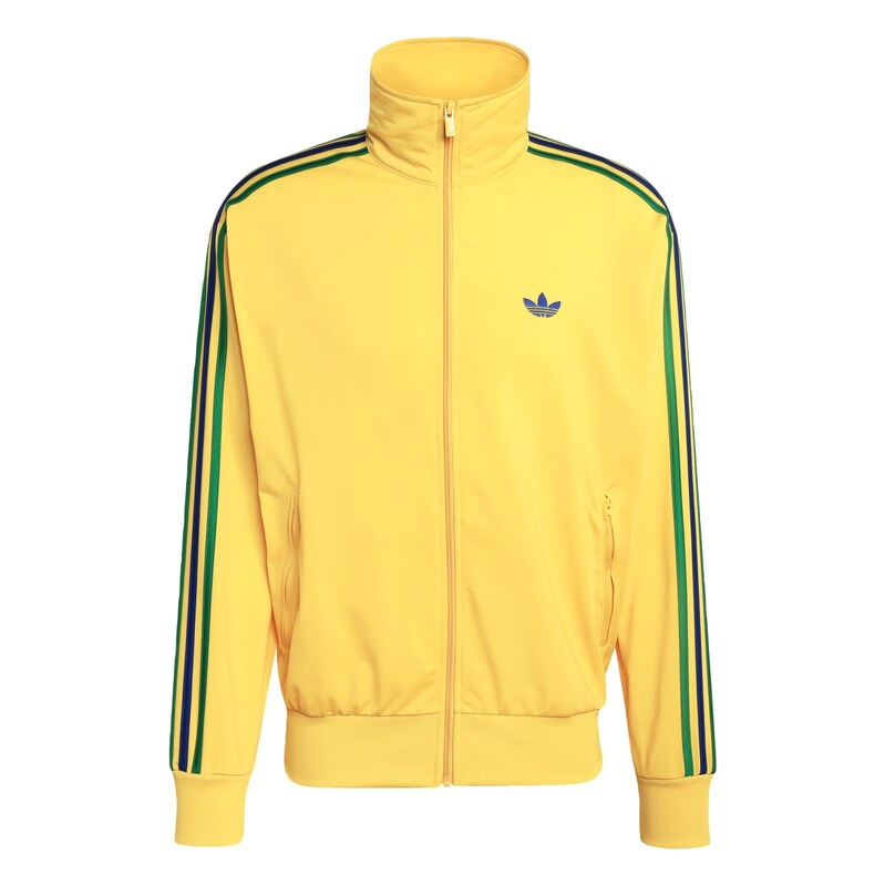 ADIDAS ORIGINALS Mikina Firebird žlutá / tmavě zelená