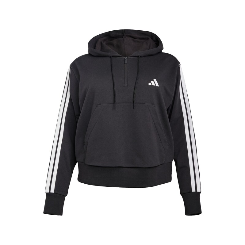 ADIDAS SPORTSWEAR Sportovní mikina Essentials černá / bílá