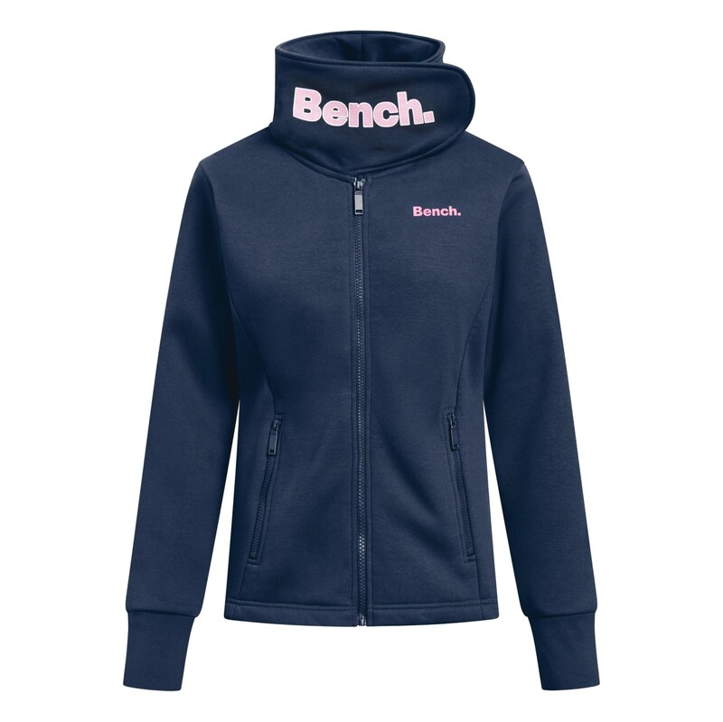 BENCH Mikina Haylo tmavě modrá / růžová